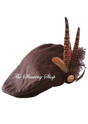 BRAND NEW NAVY WOOL AND FEATHER LEAD REIN HAT VARIOUS SIZES 