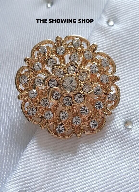 DIAMANTE STOCK PIN (GOLD)
