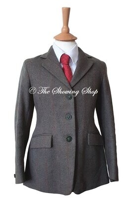 CHILDS FOXLEY BROWN TWEED SHOWING JACKET SIZE 27