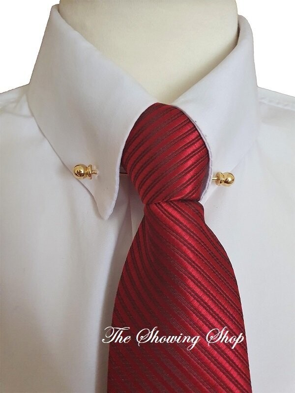 ADULTS ZIP READY TIED SHOWING TIE - BURGUNDY SELF STRIPE