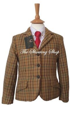 SHOWING SELECTION BROWN TWEED JACKET SIZE 28