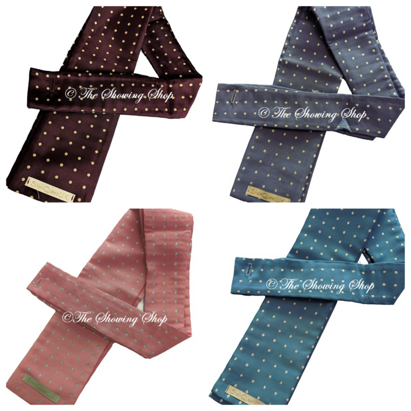 SHOWQUEST LUREX POLKA DOT SELF TYING STOCK