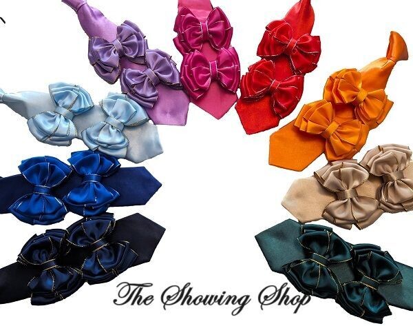 SHOW BOWS/TIE/BUTTONHOLE SETS