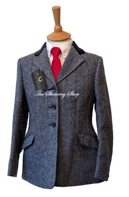 IMMACULATE CHILDS HARRY HALL BLUE TWEED JACKET SIZE 28