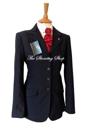 LADIES CALDENE CLASSIC NAVY SHOWING/COMPETITION JACKET SIZE 12 (36)
