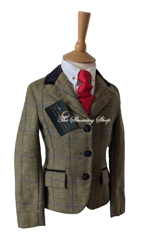 CHILDS MRS CANDY GREEN TWEED SHOWING JACKET SIZE 24
