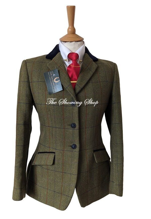 MEARS MAIDS GREEN TWEED SHOWING JACKET SIZE 34 (10)