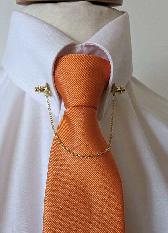 ADULTS  ZIP READY TIED SHOWING TIE - ORANGE