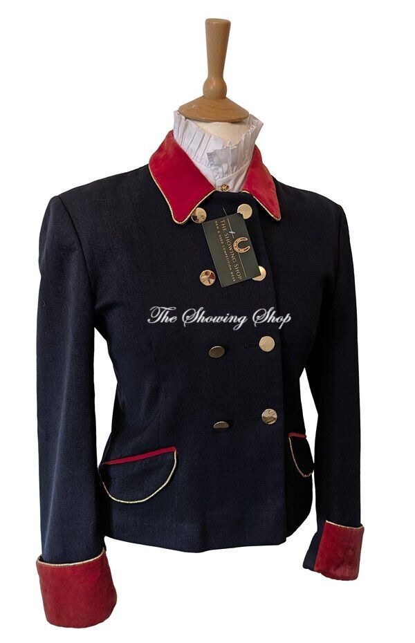 PRETTY PONIES NAVY AND RED LEADERS JACKET SIZE 12