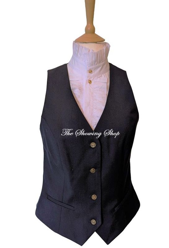 LADIES NAVY WAISTCOAT SIZE 14