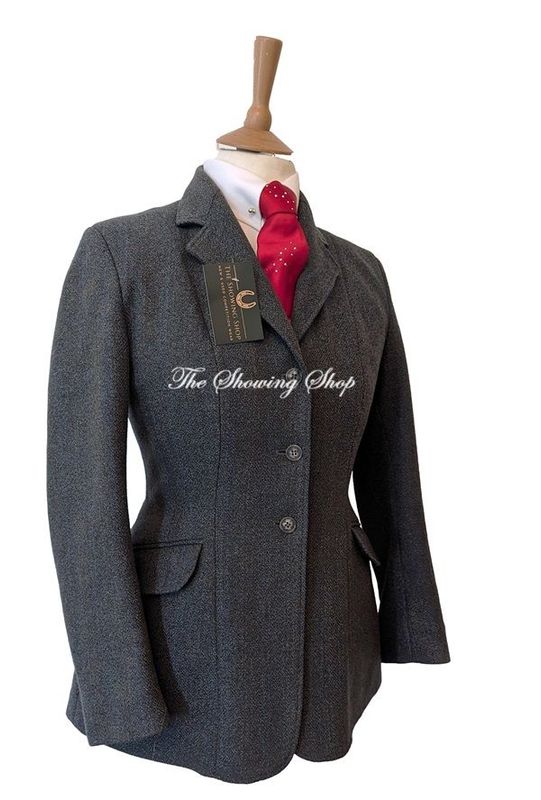 LADIES CALDENE GATCOMBE BLUE TWEED JACKET SIZE 12