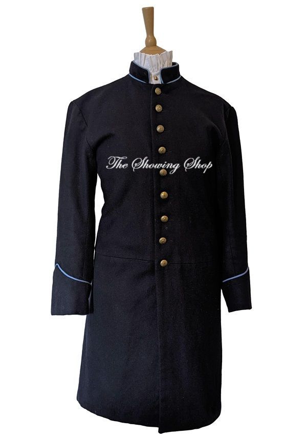 BESPOKE NAVY WOOL LEAD REIN DRESS COAT SIZE 20-22