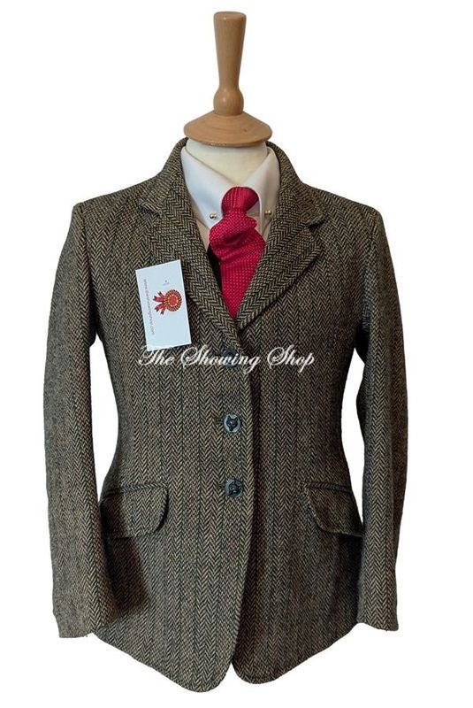 CHILDS CALDENE SOUTHWOLD GREEN TWEED JACKET SIZE 28