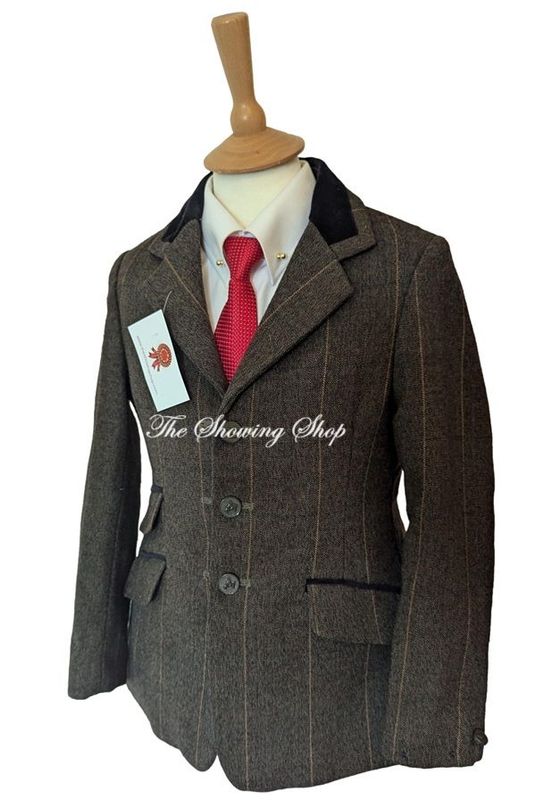 CHILDS SHIRES HUNTINGDON DARK GREEN TWEED JACKET SIZE 30