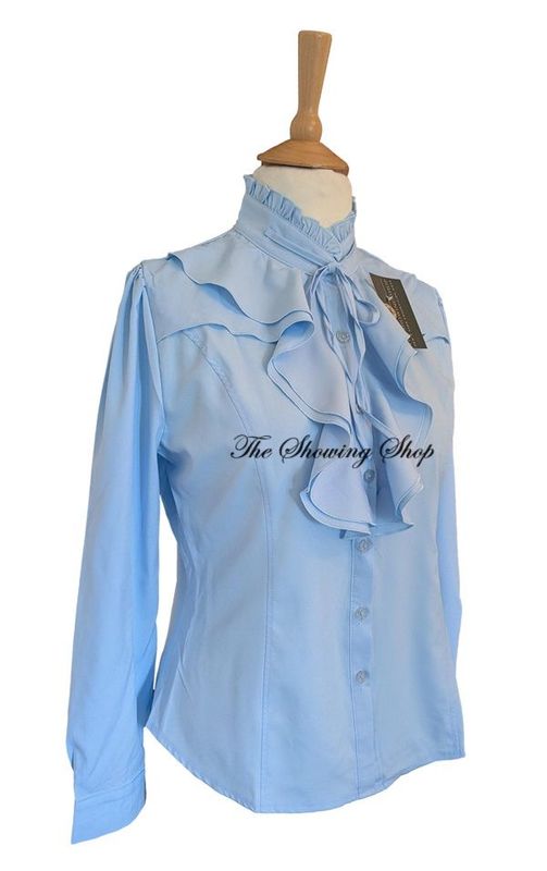 PALE BLUE LEADERS BLOUSE-VARIOUS SIZES