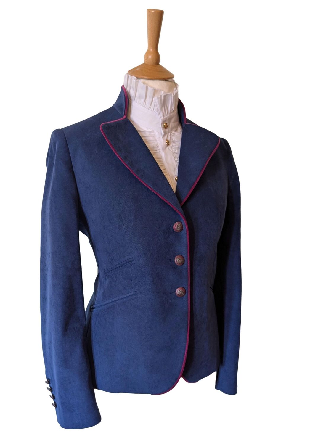LADIES BARILOCHE BLUE AND PINK JACKET SIZE 14