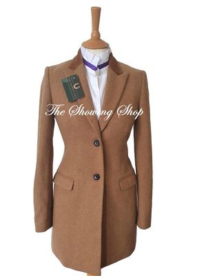 JACK WILLS CLASSIC CAMEL RACING COAT SIZE 8