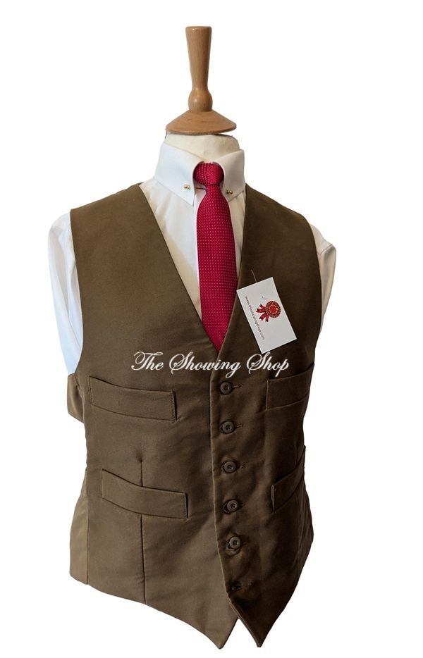 MENS COUNTRYWEAR BUFF MOLESKIN WAISTCOAT SIZE 42