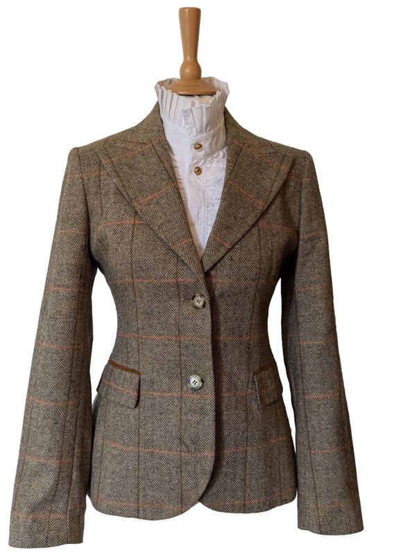 LADIES BRITISH TWEED BLAZER SIZE 10 (34)