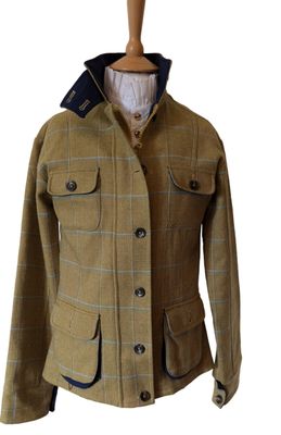 CHILDS REGENTS VIEW MUSTARD TWEED FIELD COAT AGE 11-12