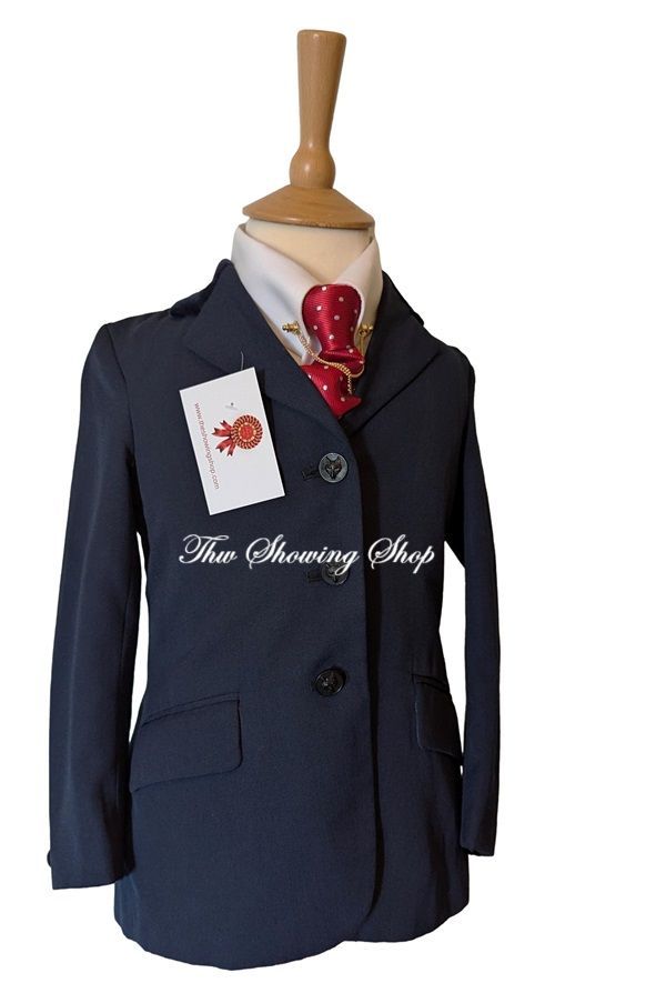 CHILDS FOXLEY NAVY WOOL SHOWING JACKET SIZE 24