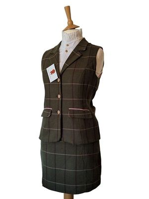 RYDALE HANNAH WAISTCOAT AND SKIRT SET SIZE 14