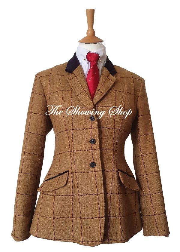 LADIES EQUETECH WHEATLEY TWEED SHOWING JACKET SIZE 8-10