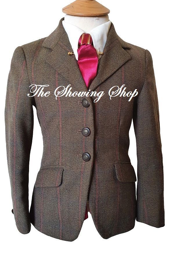 CHILDS MEARS GREEN TWEED SHOWING JACKET SIZE 26