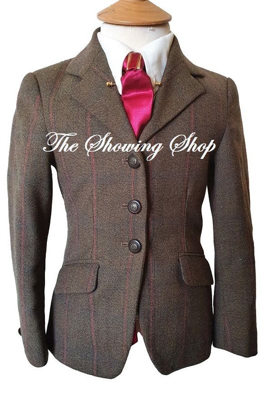 CHILDS MEARS GREEN TWEED SHOWING JACKET SIZE 26