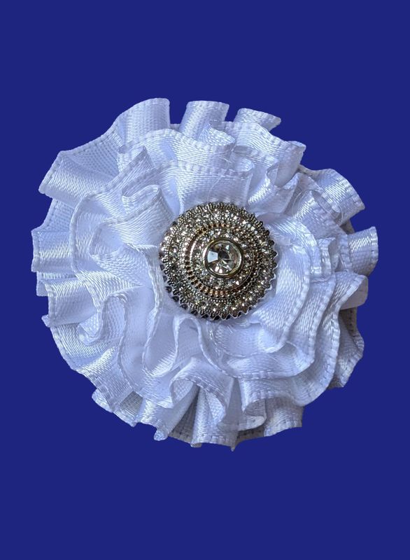 EVENING PERFORMANCE SHOWING BUTTONHOLE- WHITE