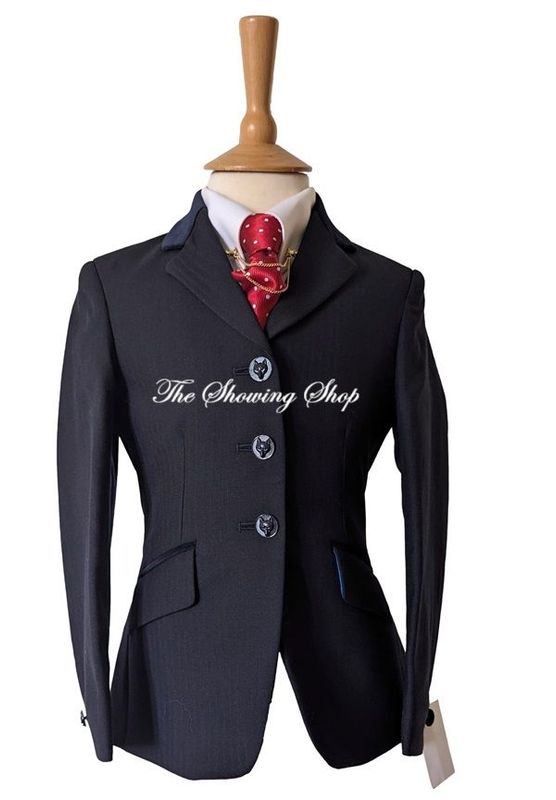 BRAND NEW CHILDS HARRY HALL MITTON NAVY WOOL SHOWING JACKET SIZE 24