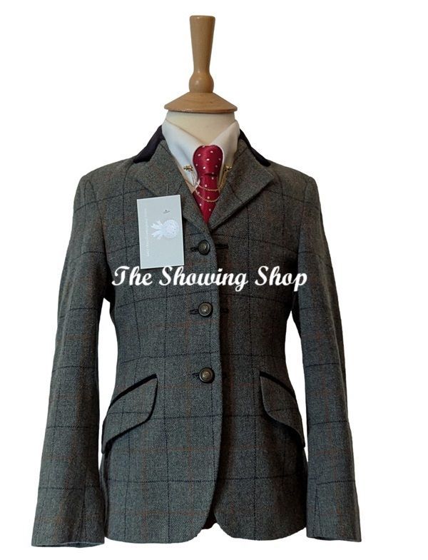 CHILDS MEARS GREEN TWEED SHOWING JACKET SIZE 26