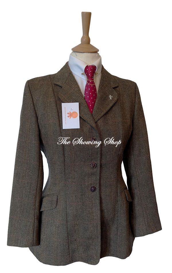 LADIES CALDENE GATCOMBE GREY/BROWN JACKET SIZE 16
