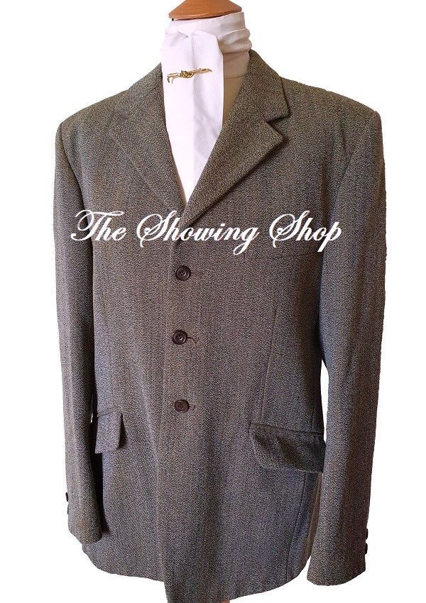 MENS MEARS HEAYVWEIGHT KEEPERS TWEED HUNTING JACKET SIZE 44