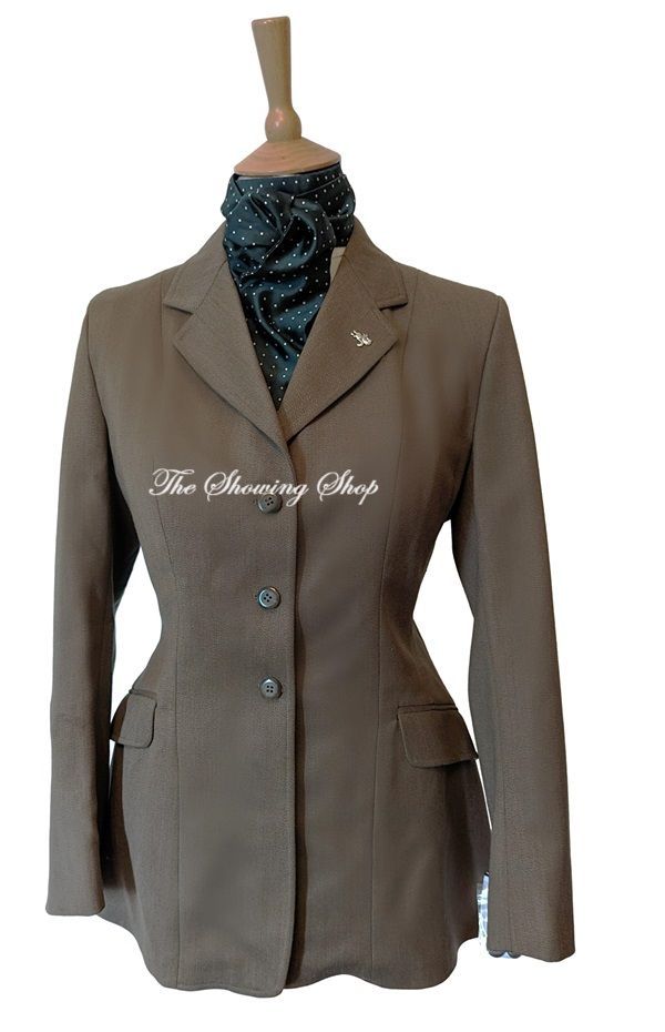 NEW LADIES CALDENE COVERT TWEED SHOWING/ HUNTING JACKET SIZE 14 (38)