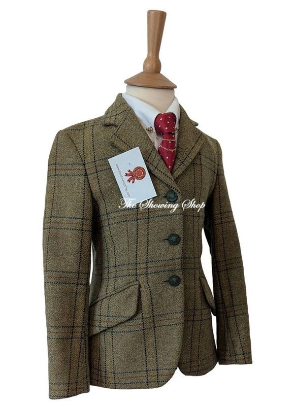 CHILDS MEARS MITTON GREEN TWEED SHOWING JACKET SIZE 26