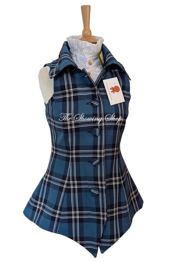 BRAND NEW GREAT SCOT REIVER TARTAN WAISTCOAT SIZE 8