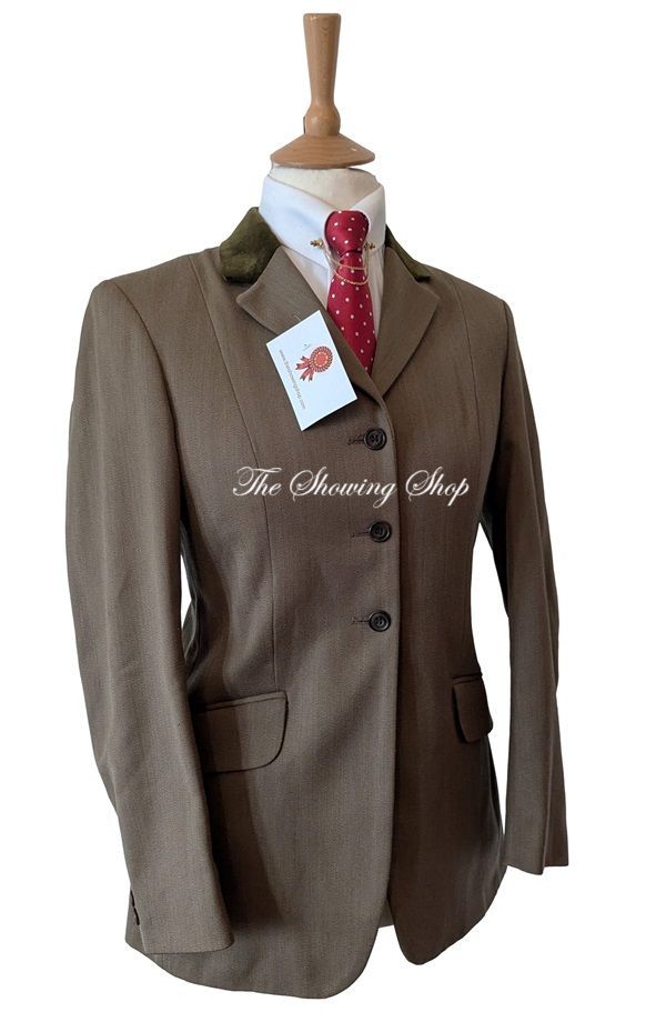 LADIES MEARS COVERT TWEED SHOWING/ HUNTING JACKET SIZE 12 (36)