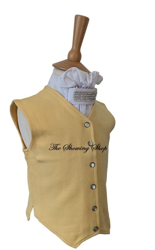 BRAND NEW CHILDS YELLOW COMPETITION/ HUNTING WAISTCOAT SIZE 26