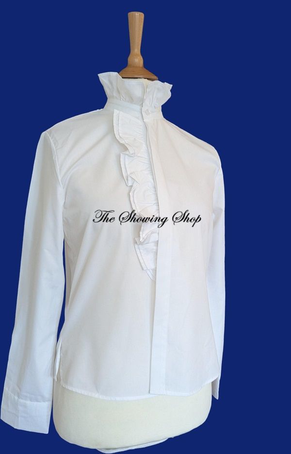 LADIES WHITE LEAD REIN BLOUSE SIZE 14