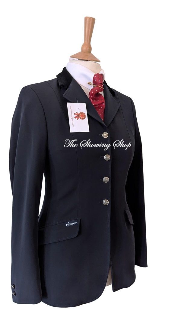 LADIES PIKEUR FABIENNE NAVY DRESSAGE/COMPETITION JACKET SIZE 10