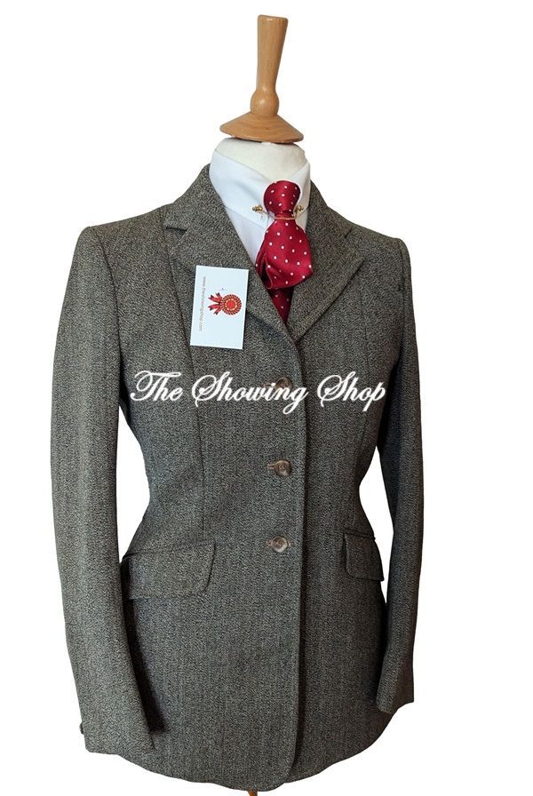 LADIES HARRY HALL HEAVYWEIGHT KEEPERS TWEED JACKET SIZE 12 (36)