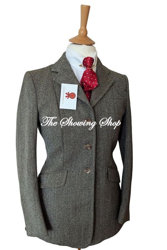 LADIES HARRY HALL HEAVYWEIGHT KEEPERS TWEED JACKET SIZE 12 (36)