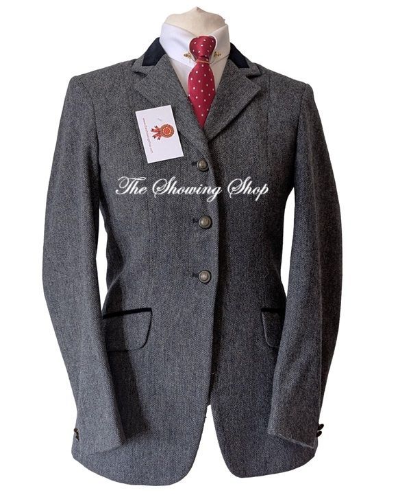 LADIES MEARS BLUE TWEED SHOWING JACKET SIZE 12 (36)