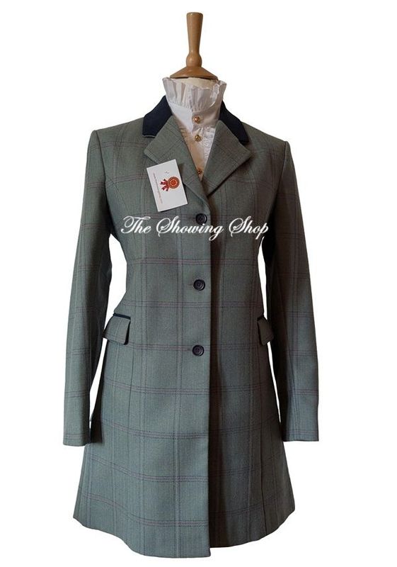 LADIES HIDEPARK YORK GREEN TWEED 3/4 LENGTH COAT SIZE 8