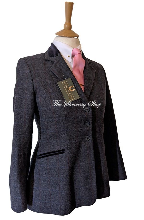 LADIES TAGG GENEVA BLUE TWEED JACKET SIZE 34 (10)