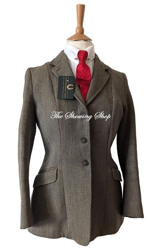 LADIES DERBY HOUSE HEAVYWEIGHT KEEPERS TWEED JACKET SIZE 14 (38)