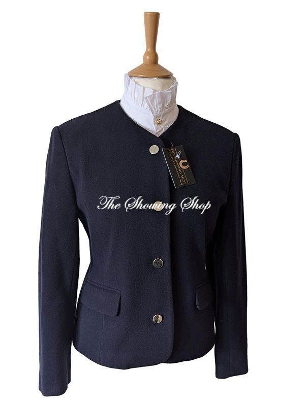 LADIES NAVY WOOL LEADERS JACKET SIZE 10-12