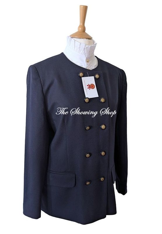 NAVY WOOL LEADERS JACKET SIZE 16