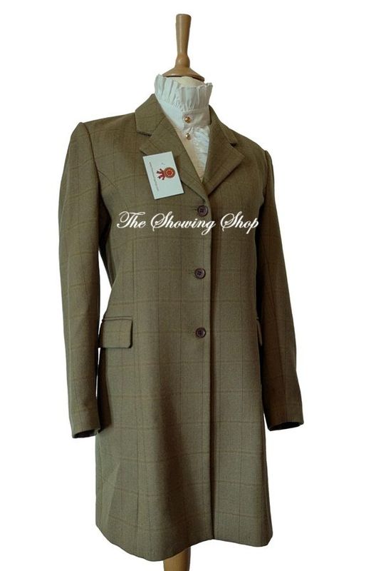 LADIES HIDEPARK YORK GREEN TWEED COAT SIZE 18